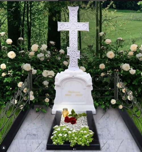 Xingyan European Cross Art Tombstone