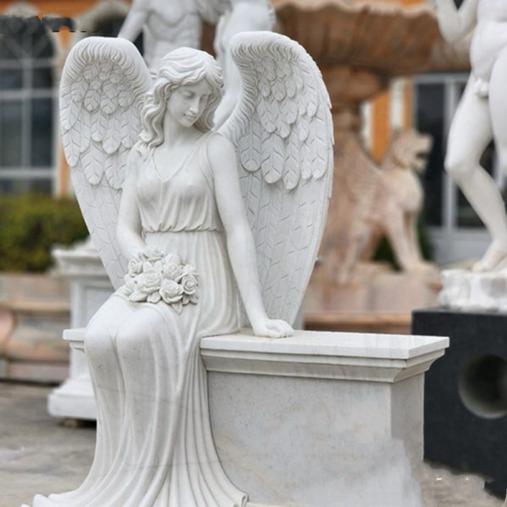 Xingyan European-Style Angel Stone Sculpture
